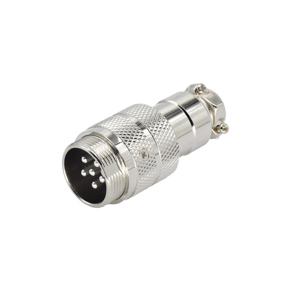 GX20工业GX圆形连接器  6芯对接公头 对接式插座